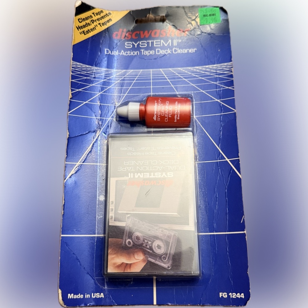 Vintage Discwasher System II Dual Action Tape Deck Cleaner NEW